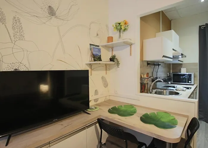 15m2 Avec Terrasse Et Place De Parking * 艾克斯莱班